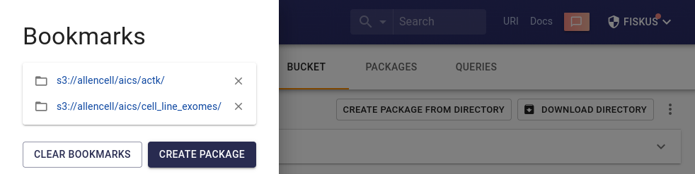 Browse bookmarks