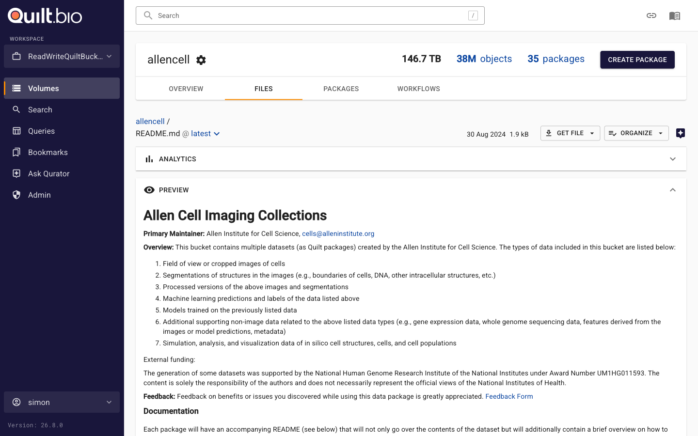 Object preview