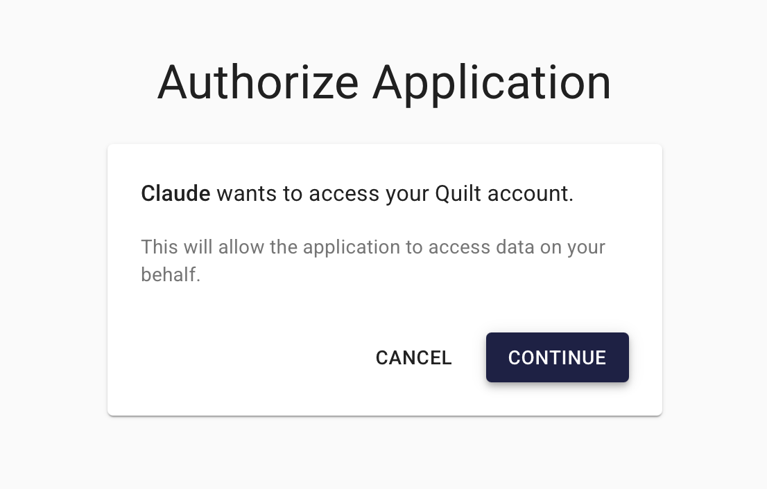 Quilt Connect Server